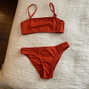 Primark Burnt Orange swimsuit set